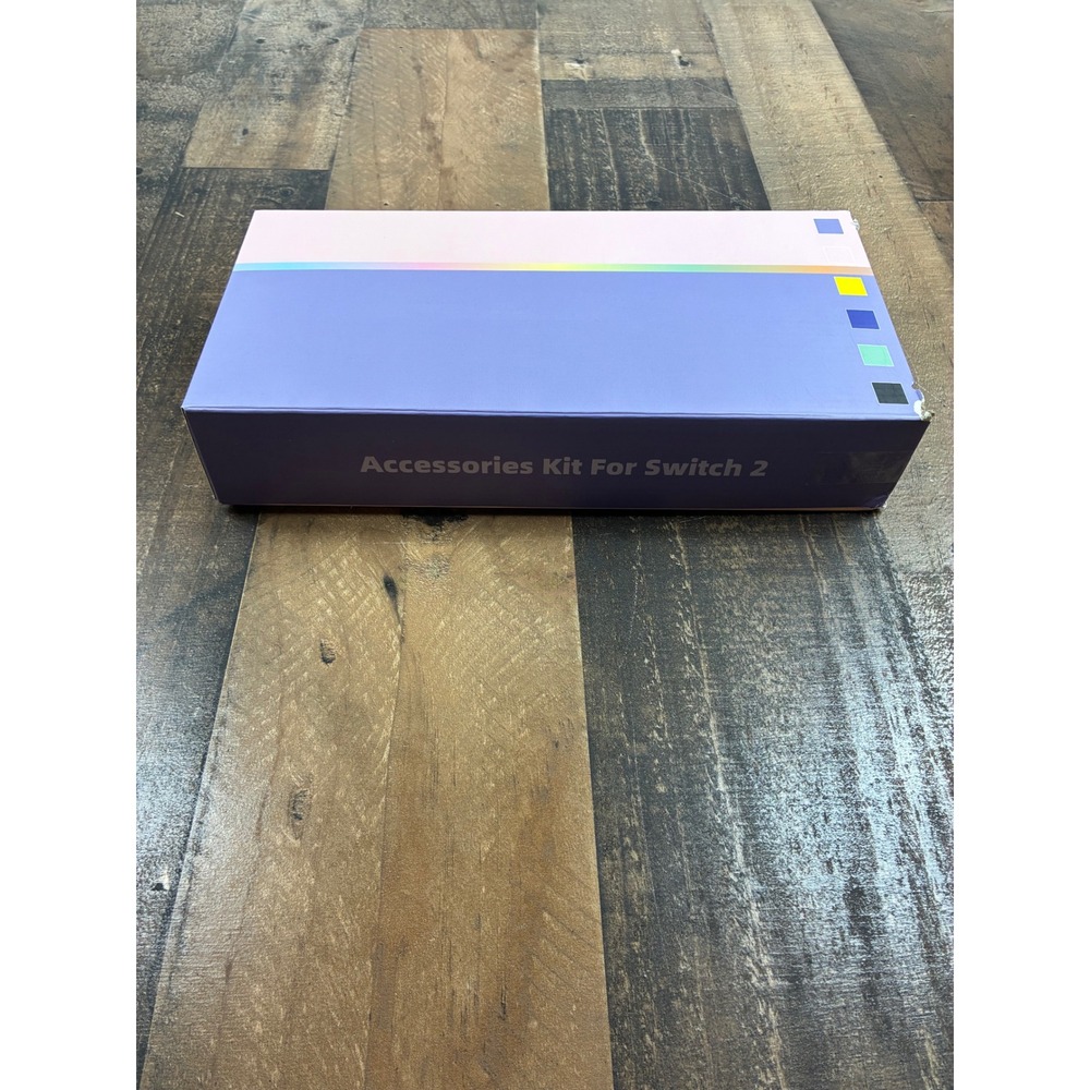 Purple Accessories Kit for Switch 2 Carrying Case Screen Protector Stickers - Picture 2 of 8